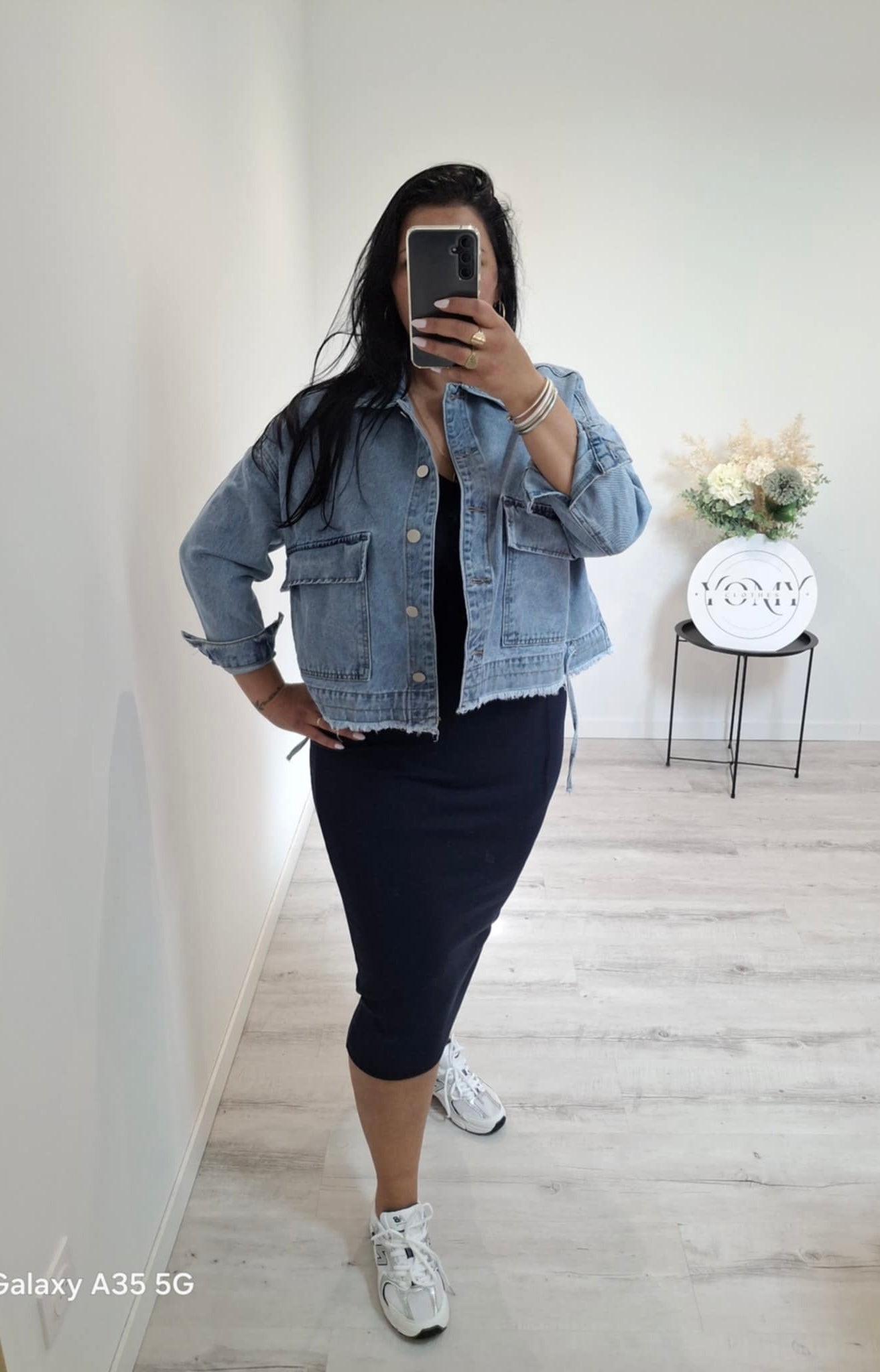 Veste en jeans oversize