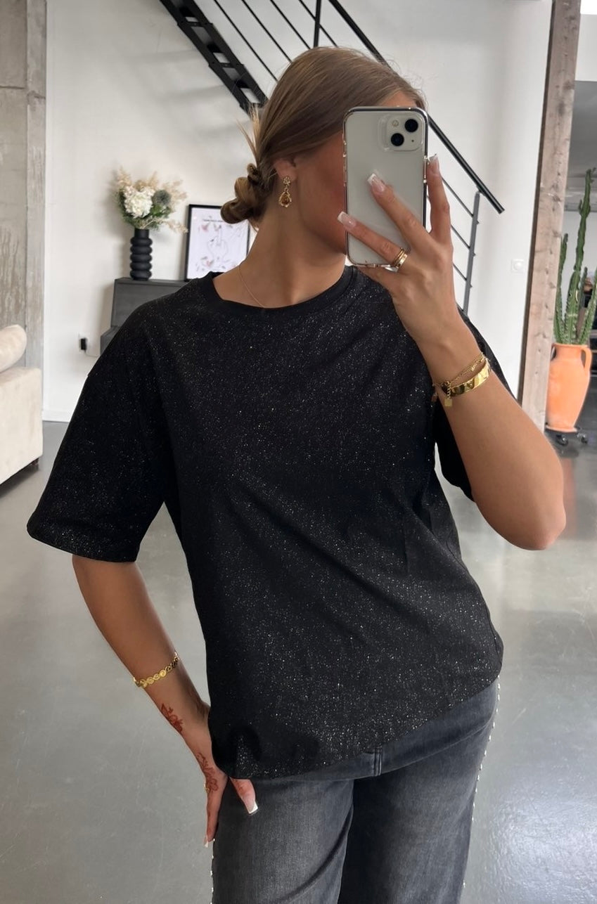 T-shirt pailleté maé