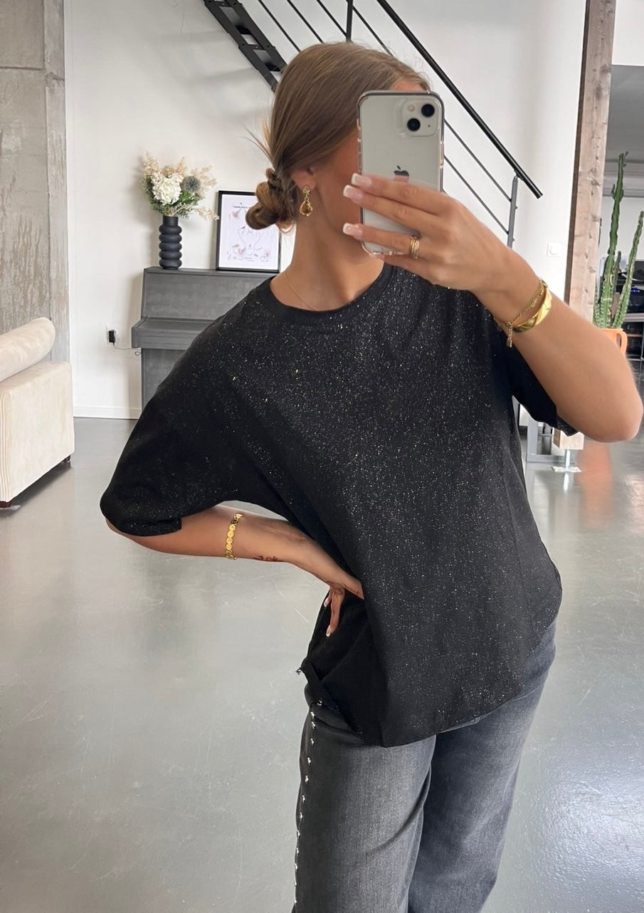 T-shirt pailleté maé