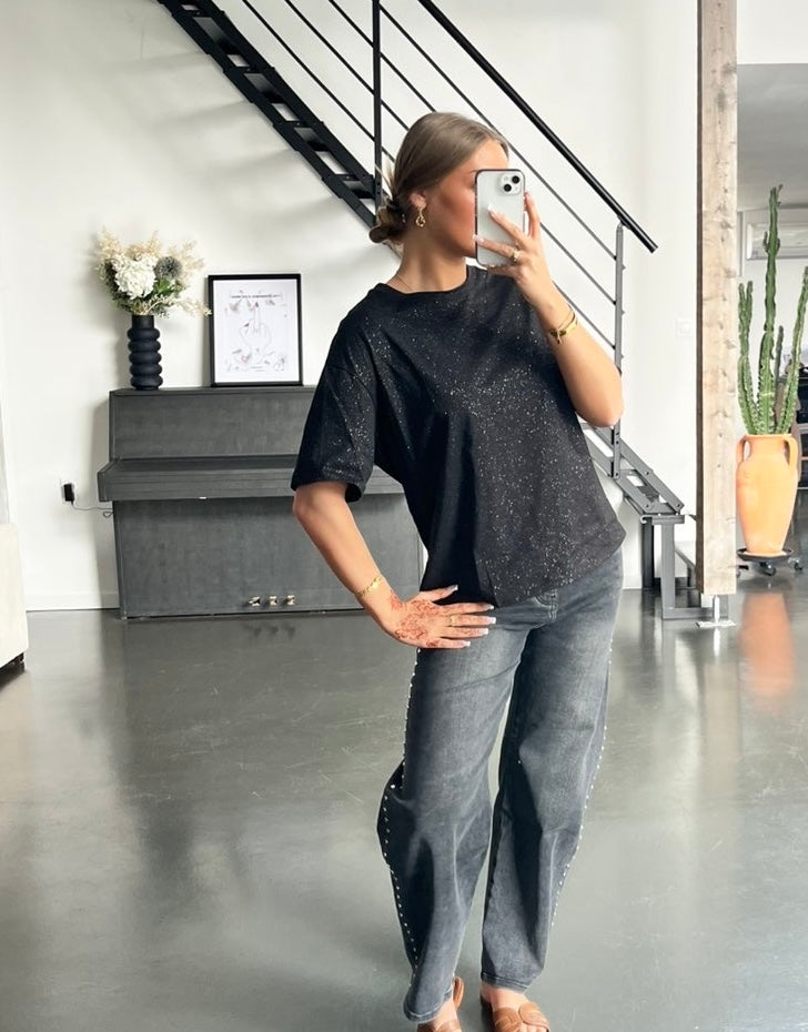 T-shirt pailleté maé