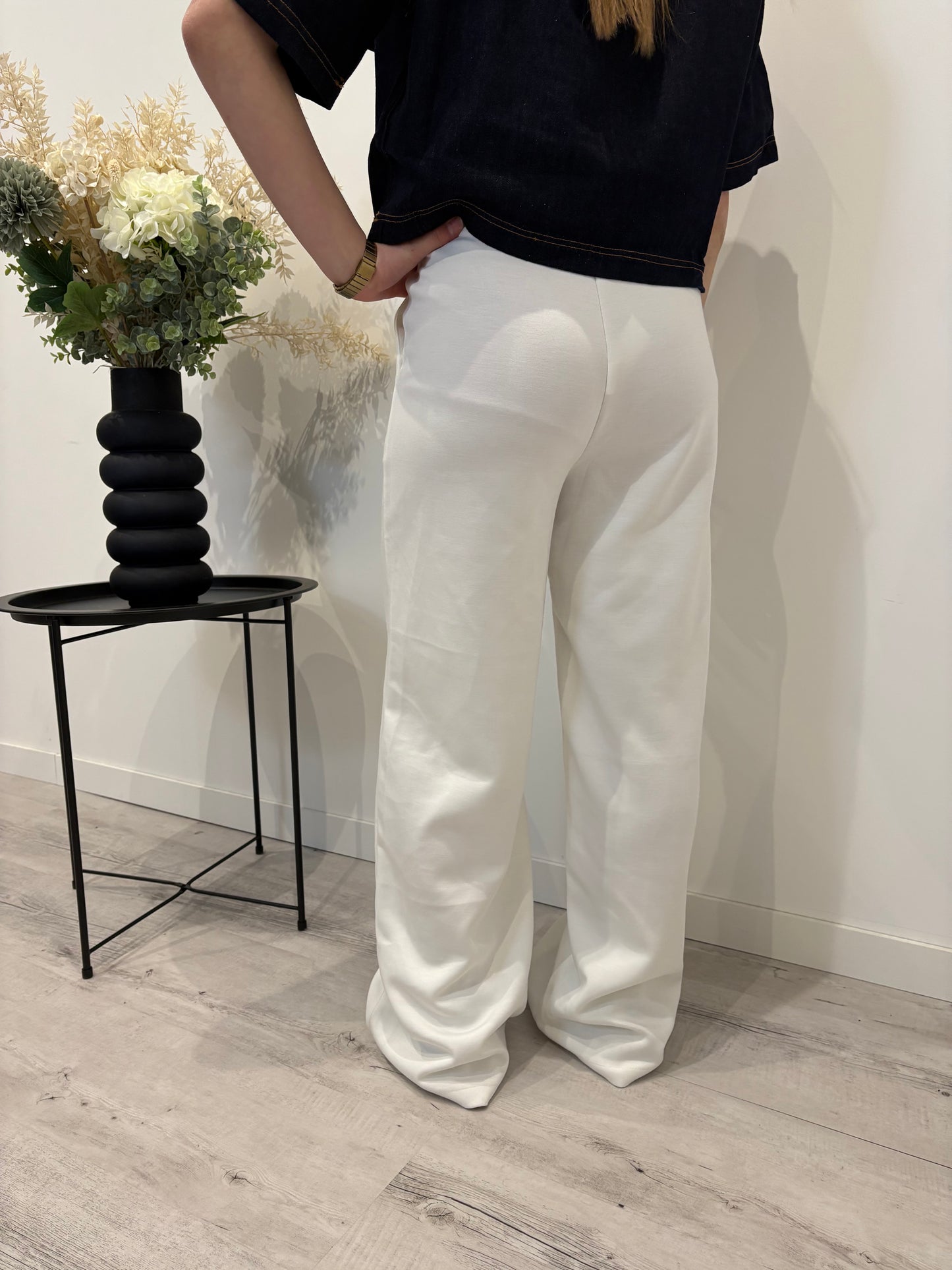 Pantalon jogging blanc