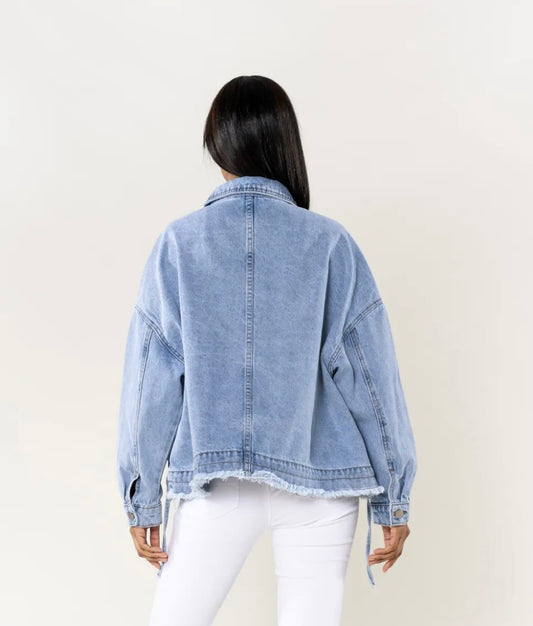 Veste en jeans oversize